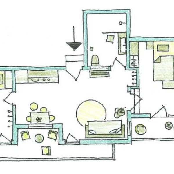 Grundriss FeWo Morgensonne