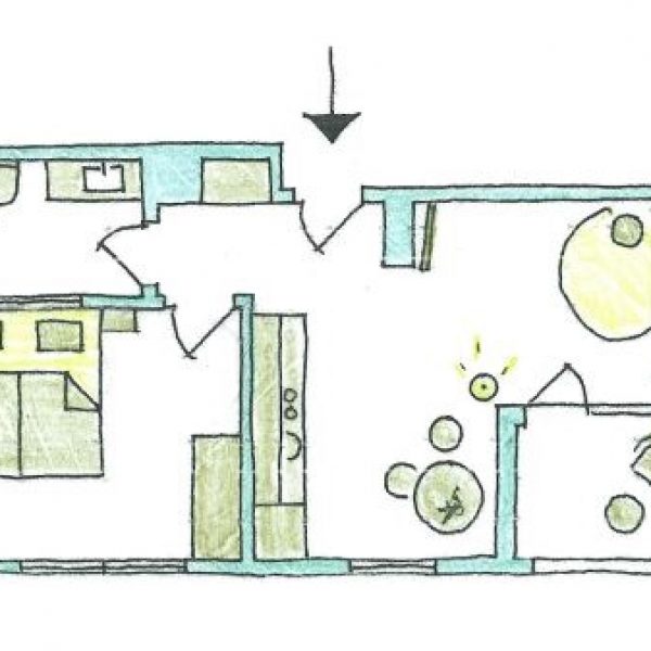 Grundriss FeWo Sternenhimmel